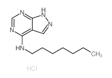 N-heptyl-2,4,8,9-tetrazabicyclo[4.3.0]nona-2,4,7,10-tetraen-5-amine picture