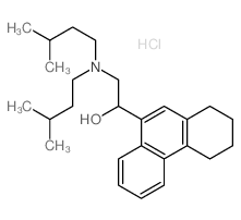 9-Phenanthrenemethanol, .alpha.-[(diisopentylamino)methyl]-1,2,3, 4-tetrahydro-, hydrochloride picture