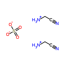 Aminoacetonitrile sulfate (2:1) Structure