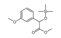 Methyl (3-methoxyphenyl)[(trimethylsilyl)oxy]acetate结构式