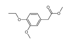 methyl 4-ethoxy-3-methoxyphenylacetate Structure