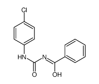 N-[(4-chlorophenyl)carbamoyl]benzamide Structure