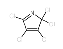 2,2,3,4,5-pentachloropyrrole结构式