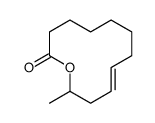 12-methyl-1-oxacyclododec-9-en-2-one结构式