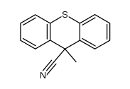 9-Cyano-9-methylthioxanthene结构式