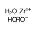 zirconium(4+),tetrahydroxide,hydrate结构式