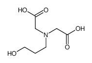 2-[carboxymethyl(3-hydroxypropyl)amino]acetic acid Structure