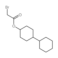 (4-cyclohexylcyclohexyl) 2-bromoacetate结构式