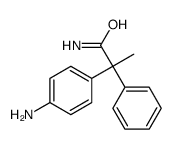 2-(4-aminophenyl)-2-phenylpropanamide Structure