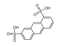 anthracene-1,7-disulfonic acid Structure