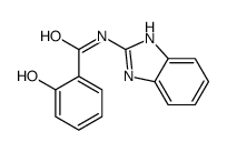 N-(1H-benzimidazol-2-yl)-2-hydroxybenzamide structure