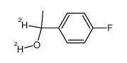 1-(4-fluorophenyl)ethan-1-d-1-ol-d Structure