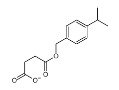 4-oxo-4-[(4-propan-2-ylphenyl)methoxy]butanoate Structure