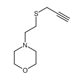 4-(2-prop-2-ynylsulfanylethyl)morpholine结构式