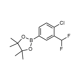 2-(4-氯-3-(二氟甲基)苯基)-4,4,5,5-四甲基-1,3,2-二氧杂硼烷图片