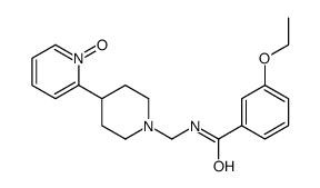 3-ethoxy-N-[[4-(1-oxidopyridin-1-ium-2-yl)piperidin-1-yl]methyl]benzamide Structure