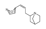 5-[3-(1-azabicyclo[2.2.1]heptan-2-yl)prop-1-enyl]-1,2-oxazole Structure