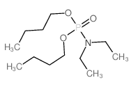 N-dibutoxyphosphoryl-N-ethyl-ethanamine Structure