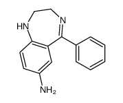 5-phenyl-2,3-dihydro-1H-1,4-benzodiazepin-7-amine Structure