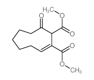 dimethyl (1E)-8-oxocyclononene-1,9-dicarboxylate结构式