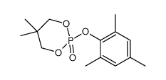 5,5-dimethyl-2-(2,4,6-trimethylphenoxy)-1,3,2-dioxaphosphorinane 2-oxide结构式