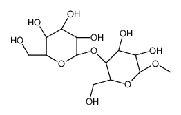 Methyl 4-O-β-D-glucopyranosyl-β-D-glucopyranoside结构式