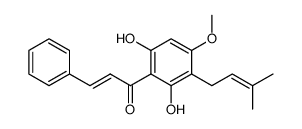 4'',7-DIHYDROXY-5-METHOXY-8-PRENYLFLAVANONE structure