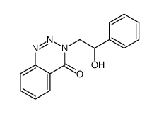 3-(2-hydroxy-2-phenylethyl)-1,2,3-benzotriazin-4-one Structure