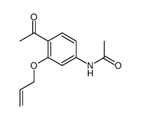 4-Acetamido-2-allyloxyacetophenone Structure