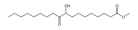 methyl 9-hydroxy-10-oxooctadecanoate Structure