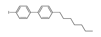 4-n-heptyl-4'-iodobiphenyl Structure