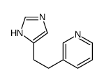 3-[2-(1H-imidazol-5-yl)ethyl]pyridine Structure