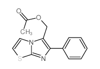 Imidazo[2,1-b]thiazole-5-methanol,6-phenyl-, 5-acetate结构式