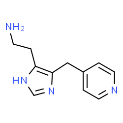 1H-Imidazole-4-ethanamine,5-(4-pyridinylmethyl)- (9CI) structure