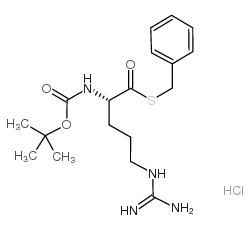 boc-arg-sbzl hcl structure