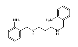 N,N'-bis[(2-aminophenyl)methyl]propane-1,3-diamine结构式