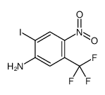 2-iodo-4-nitro-5-(trifluoromethyl)aniline结构式