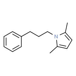 2,5-DIMETHYL-1-(3-PHENYLPROPYL)-PYRROLE结构式