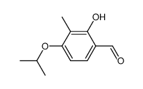 2-hydroxy-4-isopropoxy-3-methylbenzaldehyde Structure