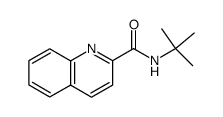 2-(N-tert-butylcarboxyamido)-quinoline结构式