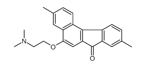 5-[2-(dimethylamino)ethoxy]-3,9-dimethylbenzo[c]fluoren-7-one Structure