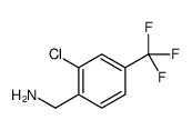 1-[2-Chloro-4-(trifluoromethyl)phenyl]methanamine Structure