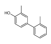 2-methyl-4-(2-methylphenyl)phenol structure