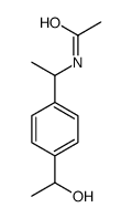 N-[1-[4-(1-hydroxyethyl)phenyl]ethyl]acetamide结构式