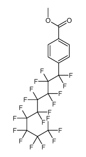 methyl 4-(1,1,2,2,3,3,4,4,5,5,6,6,7,7,8,8,9,9,9-nonadecafluorononyl)benzoate结构式