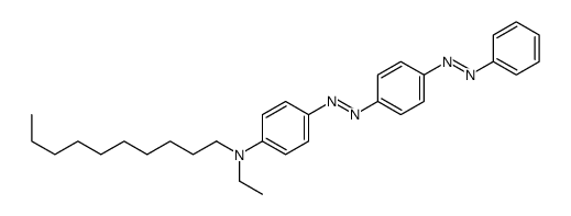 N-decyl-N-ethyl-4-[(4-phenyldiazenylphenyl)diazenyl]aniline Structure