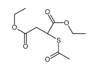 diethyl (2R)-2-acetylsulfanylbutanedioate结构式