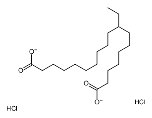 8-Ethyloctadecanedioic acid dichloride structure