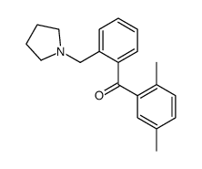 2,5-DIMETHYL-2'-PYRROLIDINOMETHYL BENZOPHENONE图片