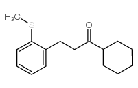 CYCLOHEXYL 2-(2-THIOMETHYLPHENYL)ETHYL KETONE结构式